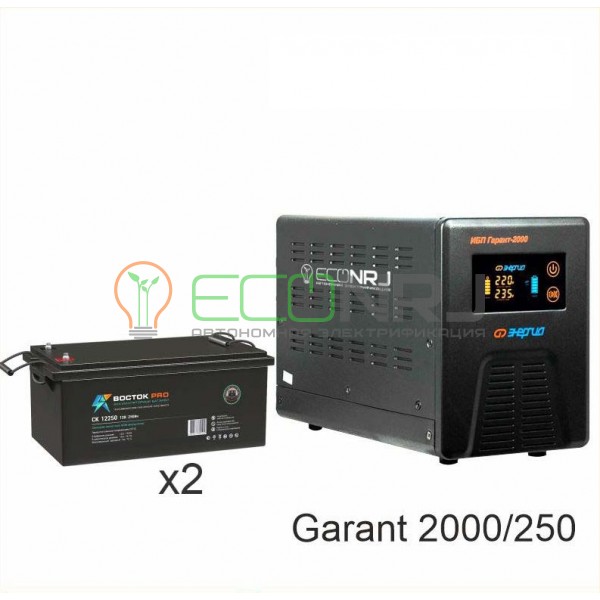 Инвертор (ИБП) Энергия ПН-2000 + Аккумуляторная батарея Восток PRO CK 12250