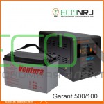 ИБП (инвертор) Энергия Гарант 500(пн-500) + Аккумуляторная батарея Ventura GPL 12-100