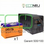 ИБП (инвертор) Энергия Гарант 500(пн-500) + Аккумуляторная батарея Delta GEL 12-100