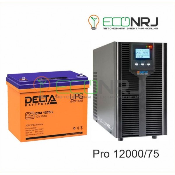 ИБП Энергия Pro OnLine 12000 + Аккумуляторная батарея Delta DTM 1275 L