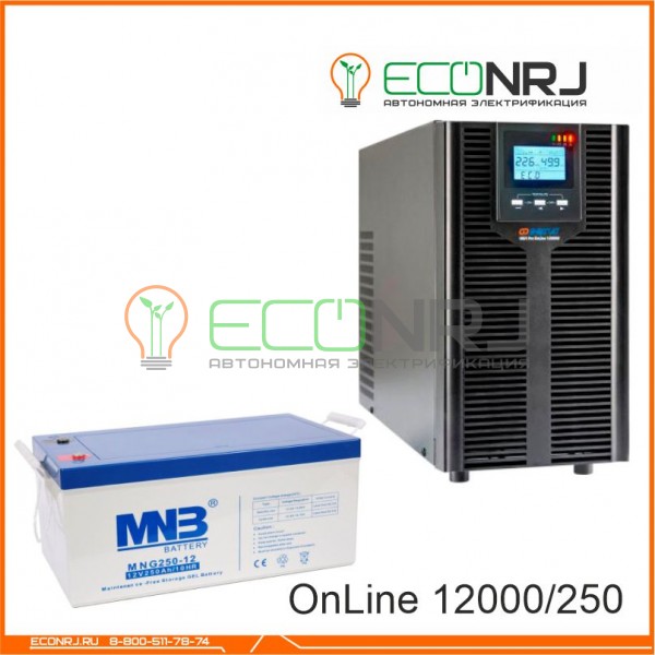 ИБП Энергия Pro OnLine 12000 + Аккумуляторная батарея MNB MNG250-12