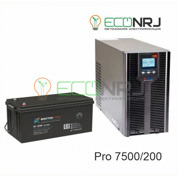 ИБП Энергия Pro OnLine 7500 + Аккумуляторная батарея ВОСТОК PRO СК-12200