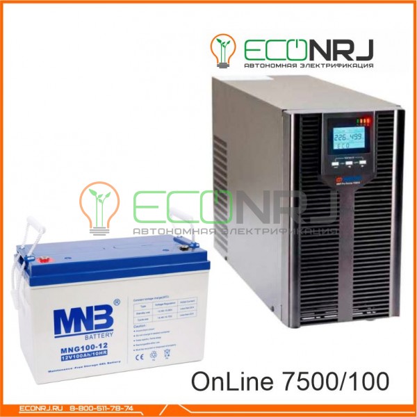 ИБП Энергия Pro OnLine 7500 + Аккумуляторная батарея MNB MNG100-12