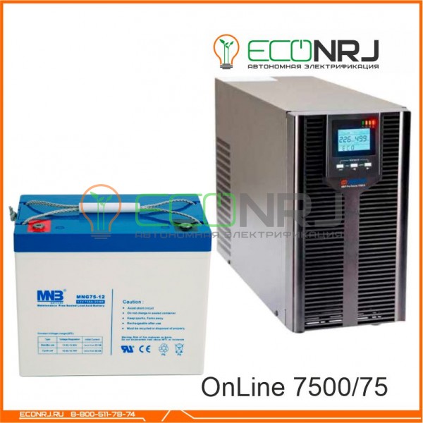 ИБП Энергия Pro OnLine 7500 + Аккумуляторная батарея MNB MNG75-12