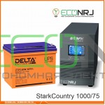 Инвертор (ИБП) Stark Country 1000 Online, 16А + АКБ Delta DTM 1275 L