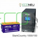 Инвертор (ИБП) Stark Country 1000 Online, 16А + АКБ Delta GX 12150