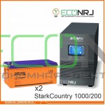 Инвертор (ИБП) Stark Country 1000 Online, 16А + АКБ Delta DTM 12200 L