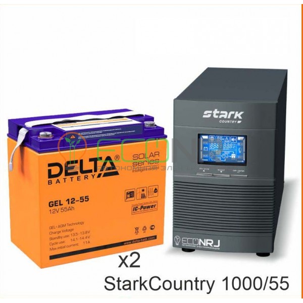 Stark Country 1000 Online, 16А + Delta GEL 12-55