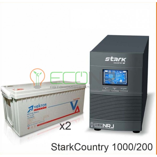 Stark Country 1000 Online, 16А + Vektor GL 12-200