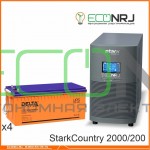 Инвертор (ИБП) Stark Country 2000 Online, 16А + АКБ Delta DTM 12200 L