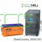 Инвертор (ИБП) Stark Country 3000 Online, 12А + АКБ Delta DTM 12150 L