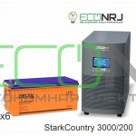 Инвертор (ИБП) Stark Country 3000 Online, 12А + АКБ Delta DTM 12200 L