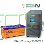Stark Country 3000 Online, 12А + Delta GEL 12-200
