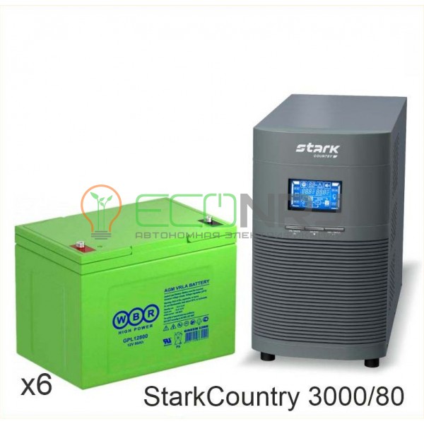 Stark Country 3000 Online, 12А + WBR GPL12800