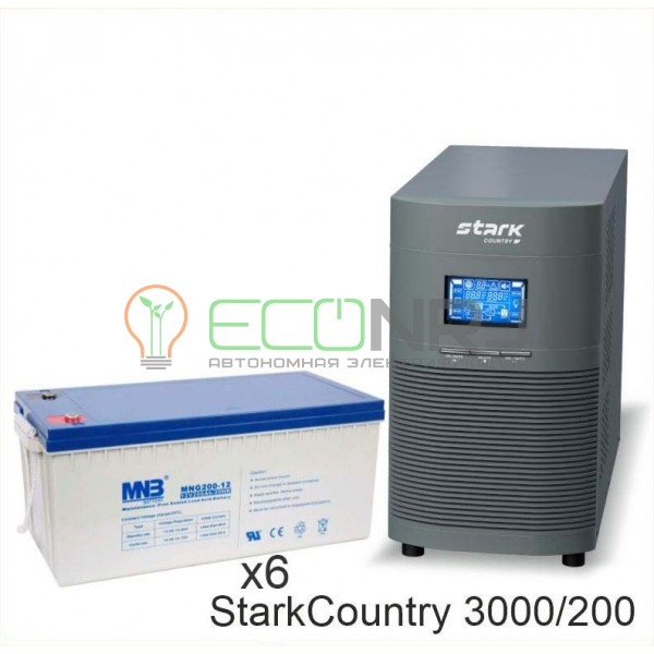Stark Country 3000 Online, 12А + MNB MNG200-12