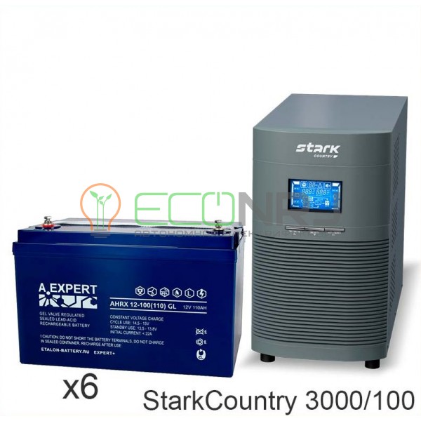Stark Country 3000 Online, 12А + ETALON AHRX 12-100 GL