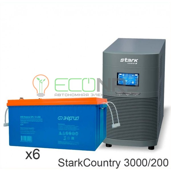 Stark Country 3000 Online, 12А + Энергия GPL 12–200