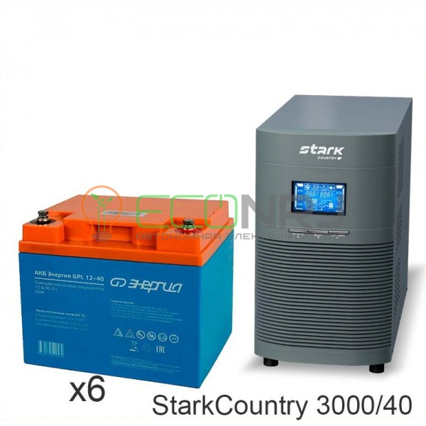 Stark Country 3000 Online, 12А + Энергия GPL 12–40