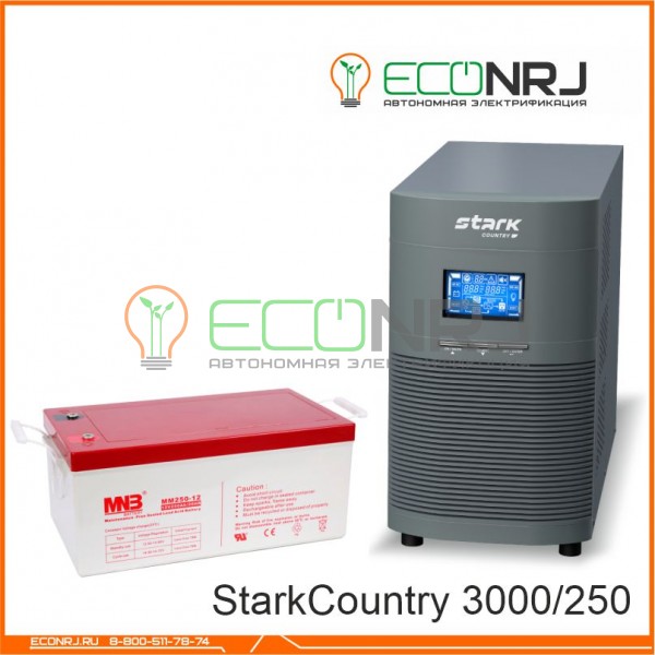 Stark Country 3000 Online, 12А + MNB MМ250-12