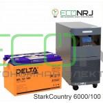 Stark Country 6000 Online, 12А + Delta GEL 12-100