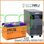 Stark Country 6000 Online, 12А + Delta GEL 12-100