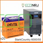 Stark Country 6000 Online, 12А + Delta GEL 12-55