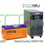 Stark Country 6000 Online, 12А + Delta GEL 12-150
