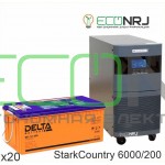 Stark Country 6000 Online, 12А + Delta GEL 12-200