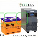 Stark Country 6000 Online, 12А + Delta GEL 12-75