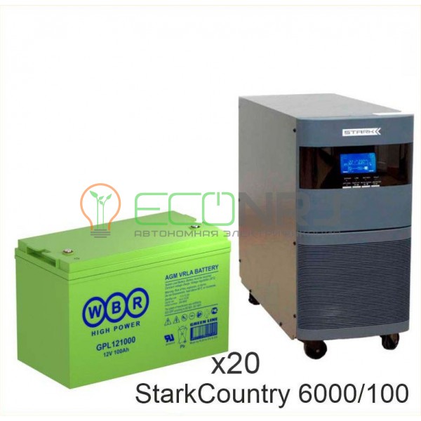 Stark Country 6000 Online, 12А + WBR GPL121000