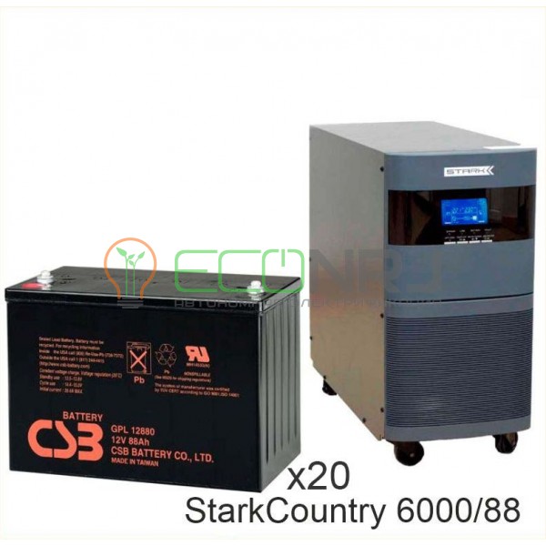 Stark Country 6000 Online, 12А + CSB GPL12880
