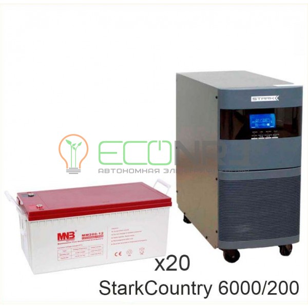Stark Country 6000 Online, 12А + MNB MМ200-12