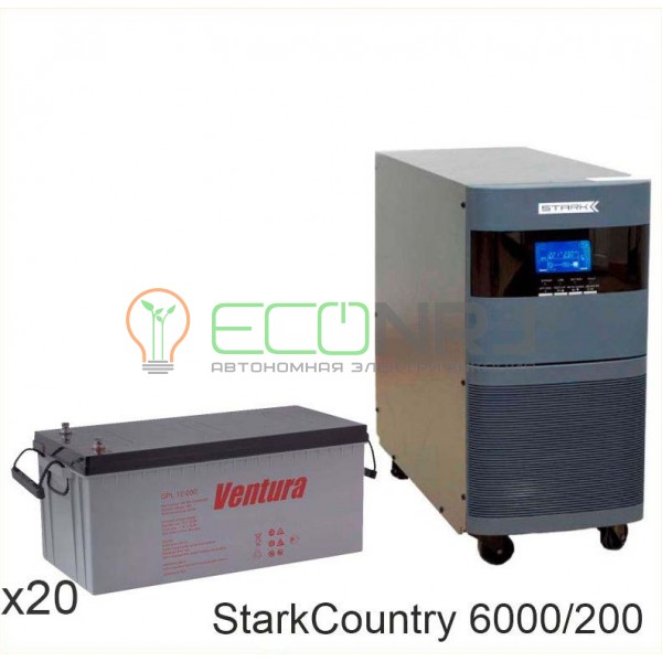 Stark Country 6000 Online, 12А + Ventura GPL 12-200