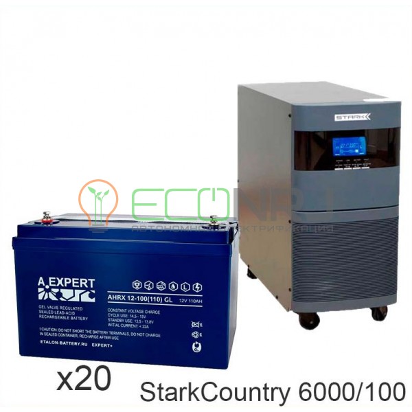 Stark Country 6000 Online, 12А + ETALON AHRX 12-100 GL