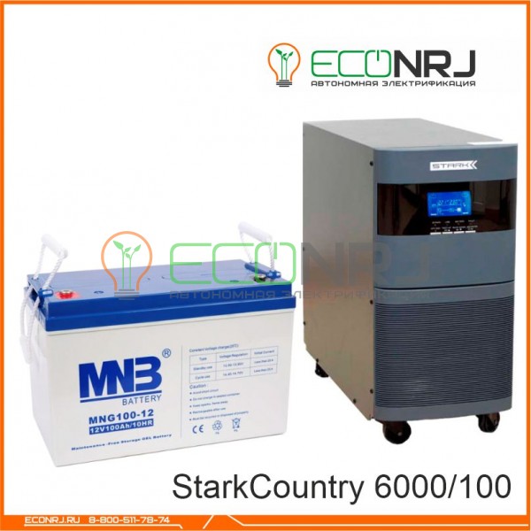 Stark Country 6000 Online, 12А + MNB MNG100-12