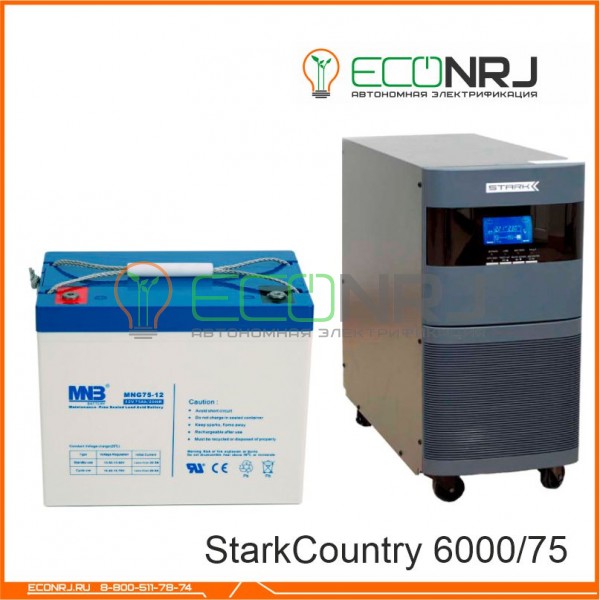 Stark Country 6000 Online, 12А + MNB MNG75-12