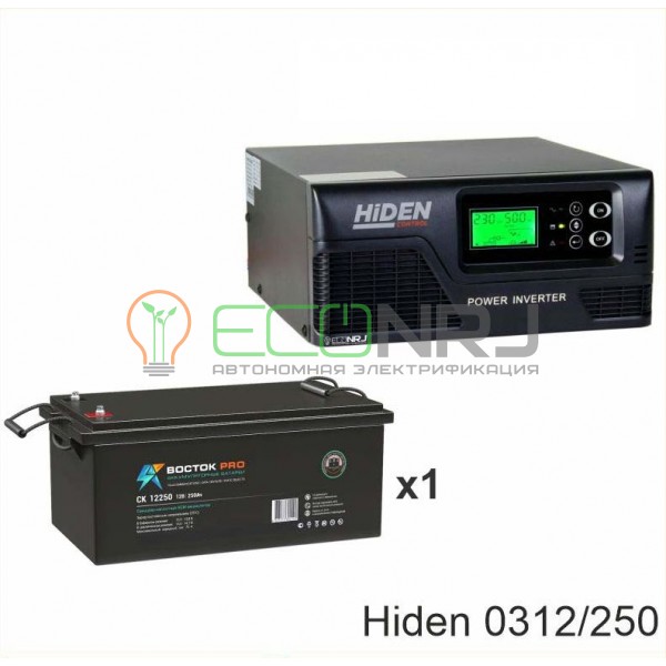 ИБП Hiden Control HPS20-0312 + Аккумуляторная батарея ВОСТОК PRO СК-12250