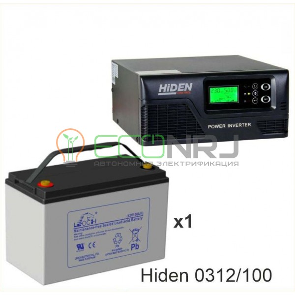 ИБП Hiden Control HPS20-0312 + Аккумуляторная батарея LEOCH DJM12100
