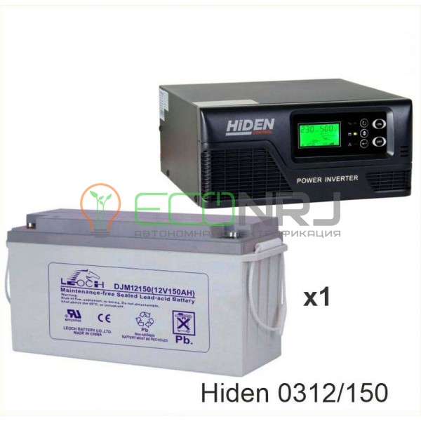 ИБП Hiden Control HPS20-0312 + Аккумуляторная батарея LEOCH DJM12150
