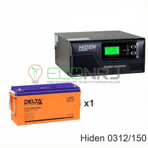 ИБП Hiden Control HPS20-0312 + Аккумуляторная батарея Delta DTM 12150 L