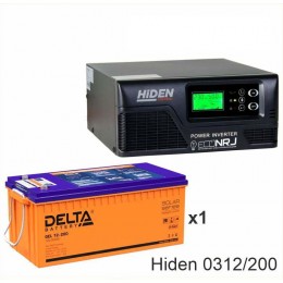ИБП Hiden Control HPS20-0312 + Delta GEL 12-200