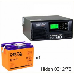ИБП Hiden Control HPS20-0312 + Delta GEL 12-75