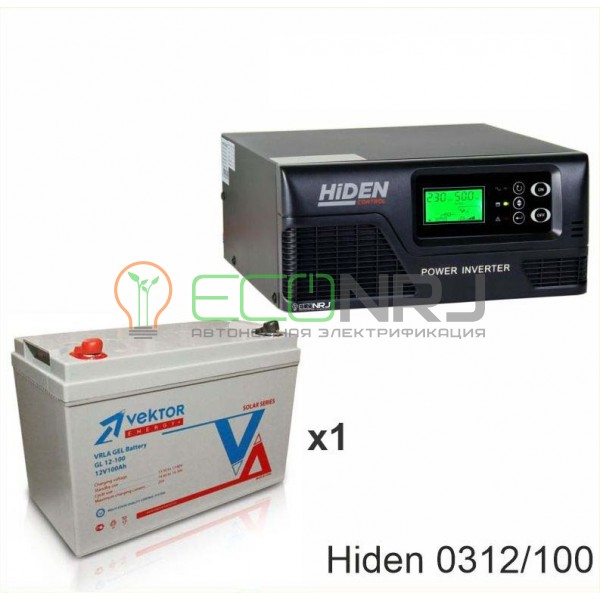ИБП Hiden Control HPS20-0312 + Аккумуляторная батарея Vektor GL 12-100
