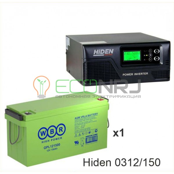 ИБП Hiden Control HPS20-0312 + Аккумуляторная батарея WBR GPL121500