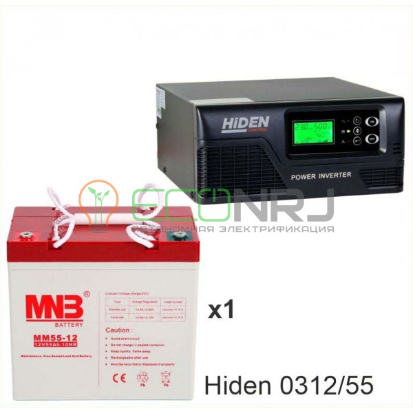 ИБП Hiden Control HPS20-0312 + Аккумуляторная батарея MNB MМ55-12