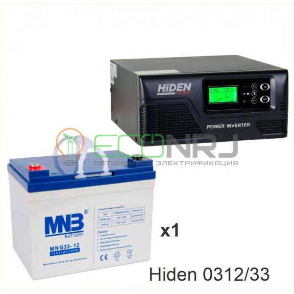 ИБП Hiden Control HPS20-0312 + Аккумуляторная батарея MNB MNG33-12