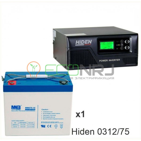 ИБП Hiden Control HPS20-0312 + Аккумуляторная батарея MNB MNG75-12