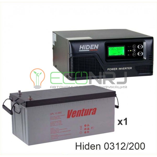 ИБП Hiden Control HPS20-0312 + Аккумуляторная батарея Ventura GPL 12-200