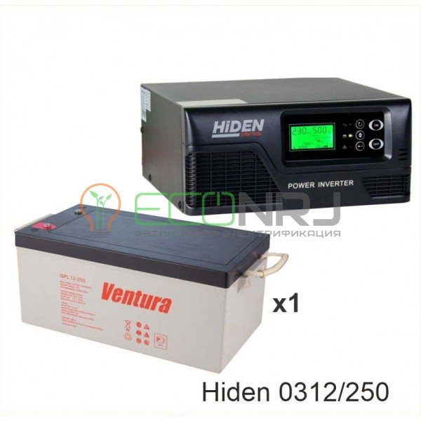 ИБП Hiden Control HPS20-0312 + Аккумуляторная батарея Ventura GPL 12-250