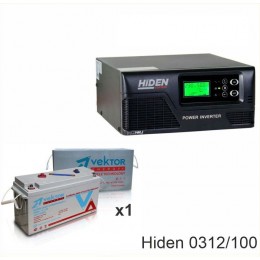 ИБП Hiden Control HPS20-0312 + Vektor VPbC 12-100
